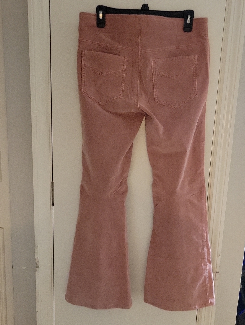 Dusty Pink Free People Stretch Flared Cords - Picture 2 of 13